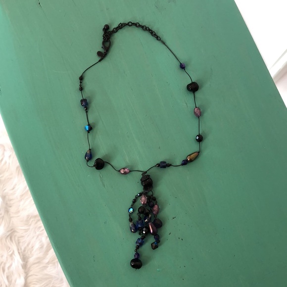 Chico’s Beaded Boho Gothic Necklace - Picture 4 of 5
